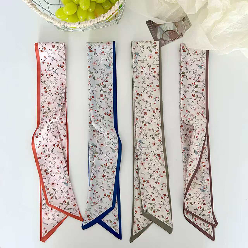 Silk Neck Scarf - 2026 New Arrival Women Vintage Floral