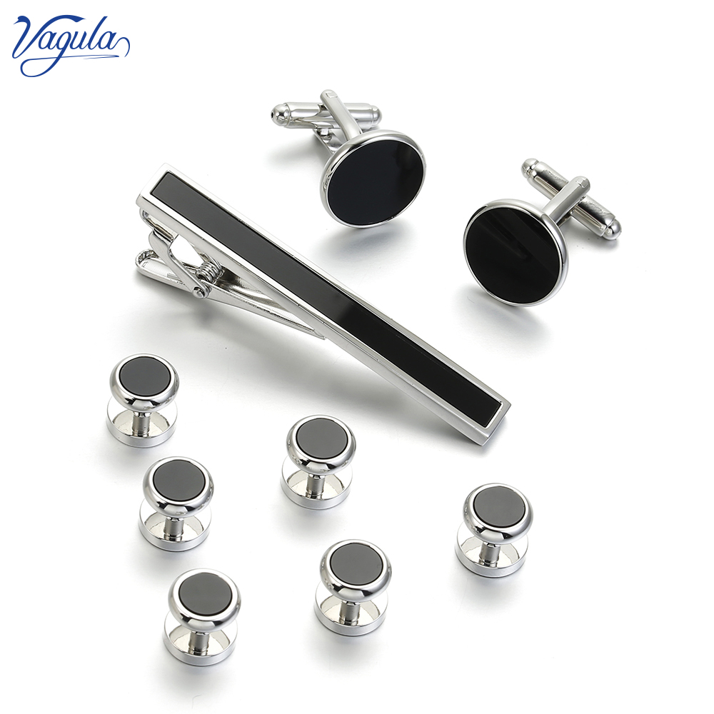 Tie Bar Set Gift - VAGULA 9 PCS Tie bar Cuff