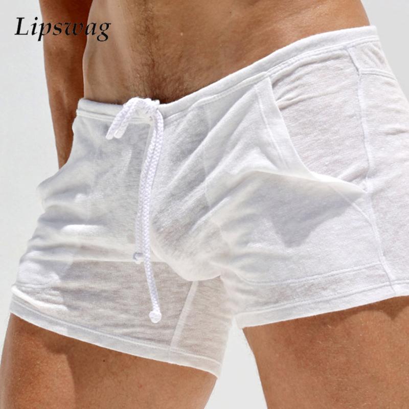 Skinny Tie Men - Soft Breathable Pajamas Mens Shorts Summer