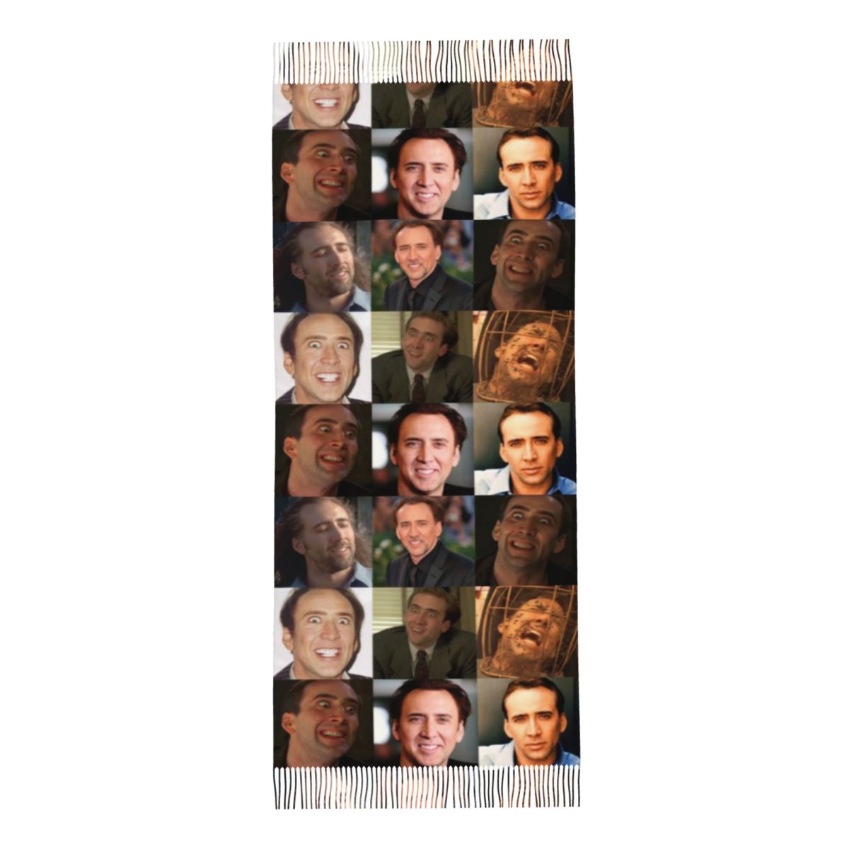 Nicolas Cage Funny Face Meme S - Pashmina Wrap Large ulasan dan harga