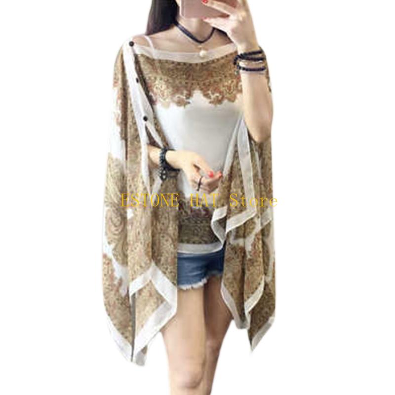49MF Large Size Women Beach Bl - Pashmina Wrap Large ulasan dan harga