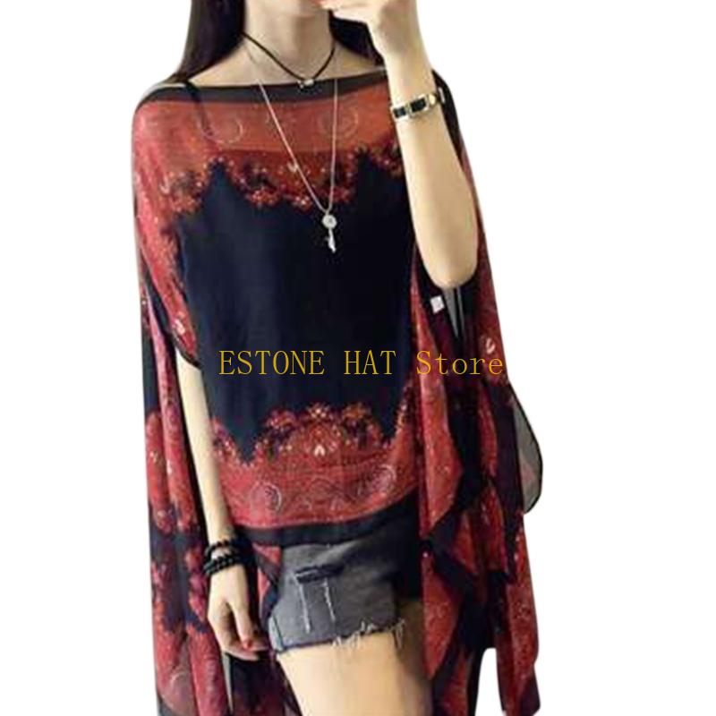 49MF Large Size Women Beach Bl - Pashmina Wrap Large ulasan dan harga