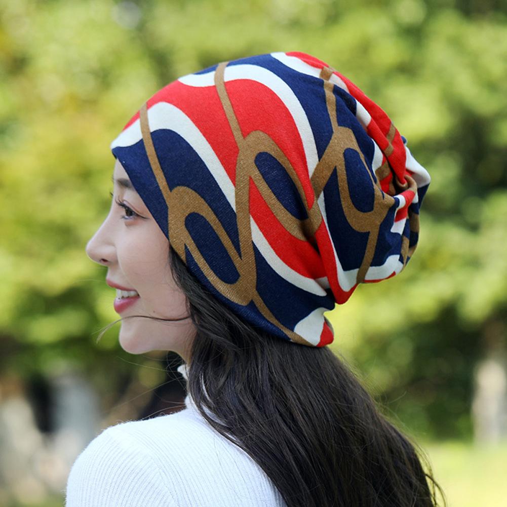Women Cotton Slouchy Beanie Ca - Infinity Scarf Knit ulasan dan harga