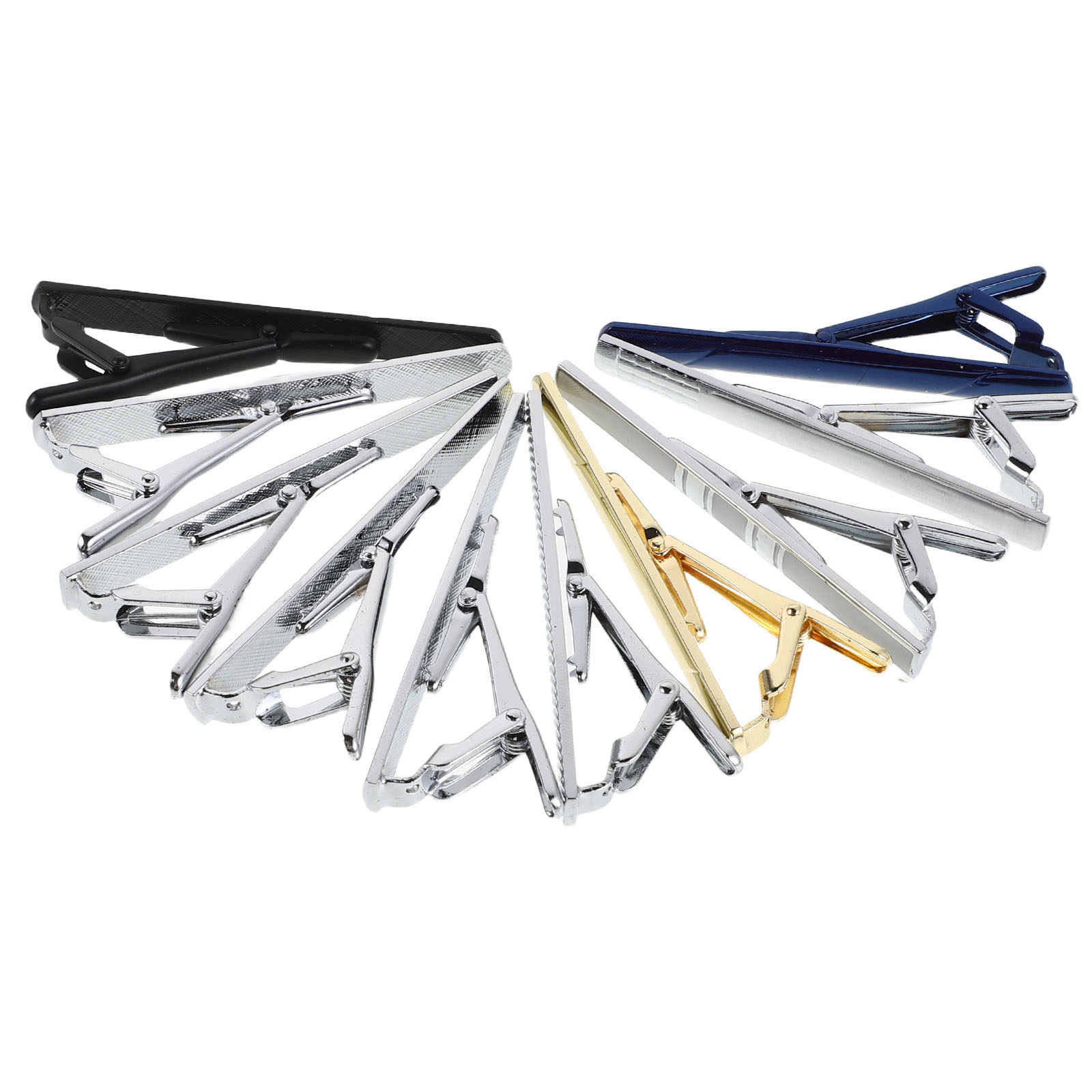 10Pcs Necktie Clip Set Elegant - Tie Bar Set Gift ulasan dan harga
