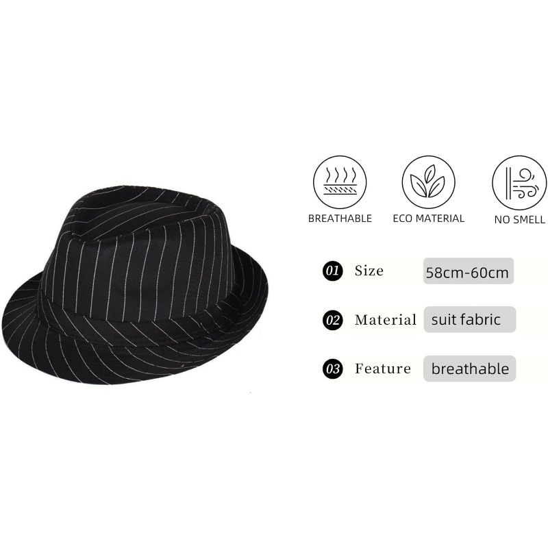 1920s Mens Costume Fedora Hat  - Bow Tie Pre Tied ulasan dan harga