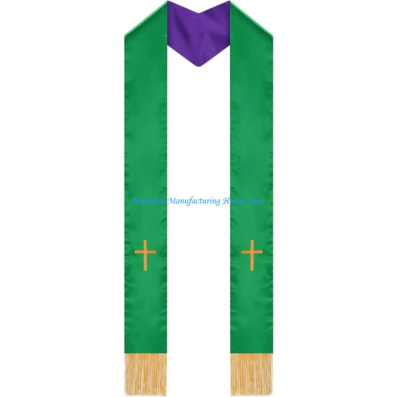 E56A Reversible Minister Stole - Stole Wedding Shawl ulasan dan harga