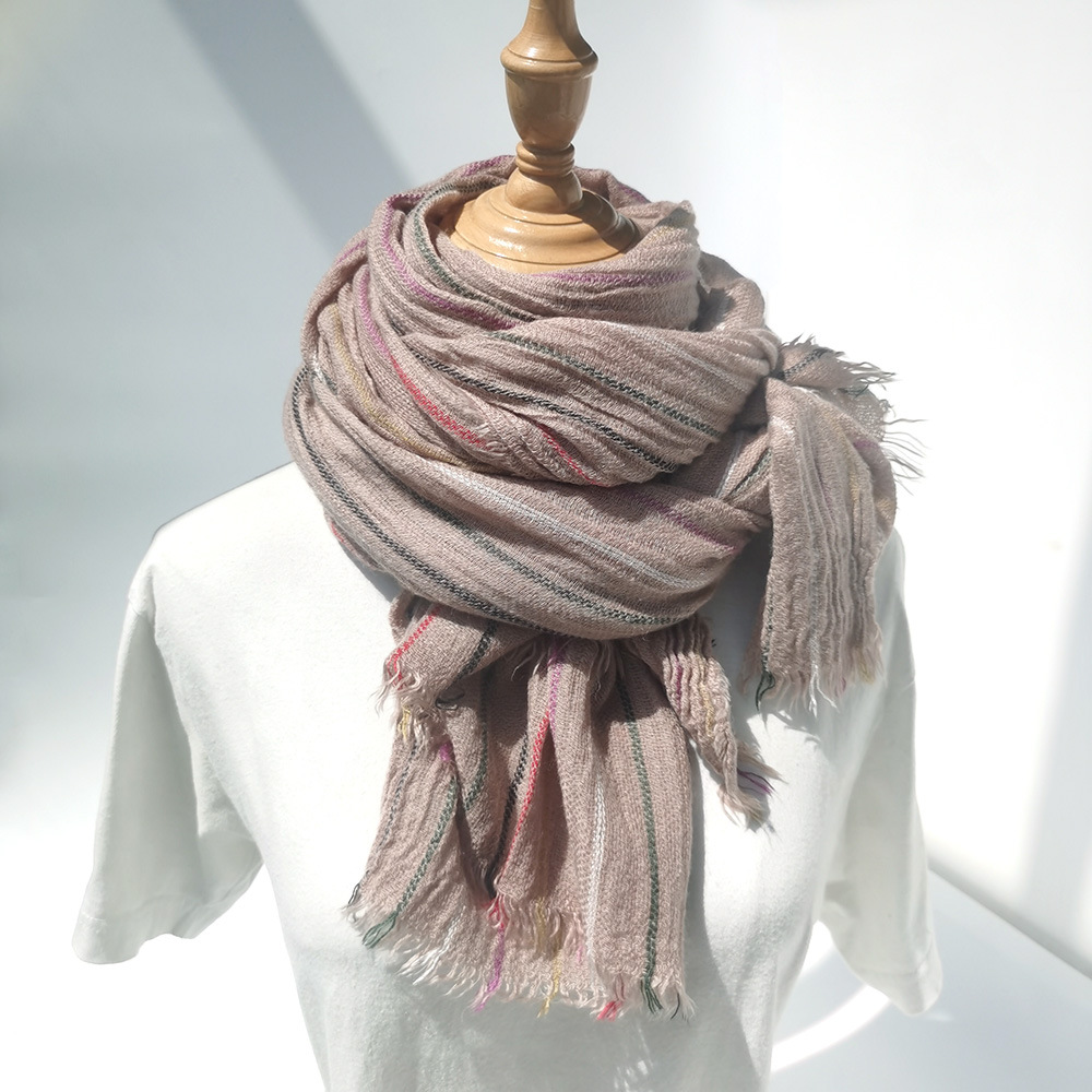 Warm Winter Men's Wool Scarf F - Muffler Men Wool ulasan dan harga