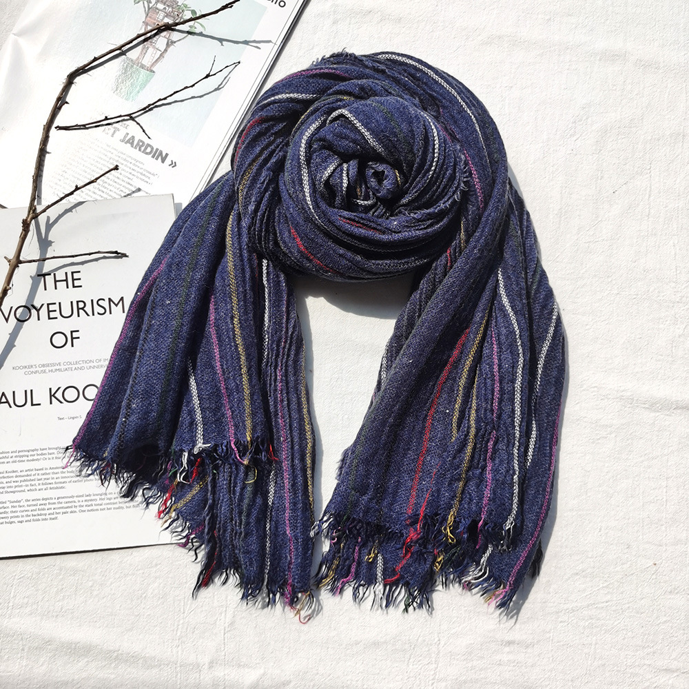Warm Winter Men's Wool Scarf F - Muffler Men Wool ulasan dan harga