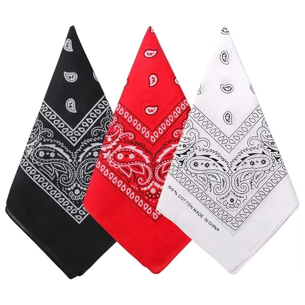 Unisex Men Women Bandana Hairb - Handkerchief Cotton Men ulasan dan harga