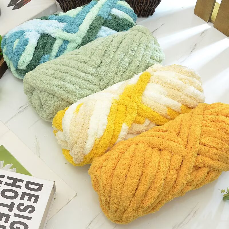 Cat Tail Yarn, Extra Thick Ice - Woven Scarf Blanket ulasan dan harga