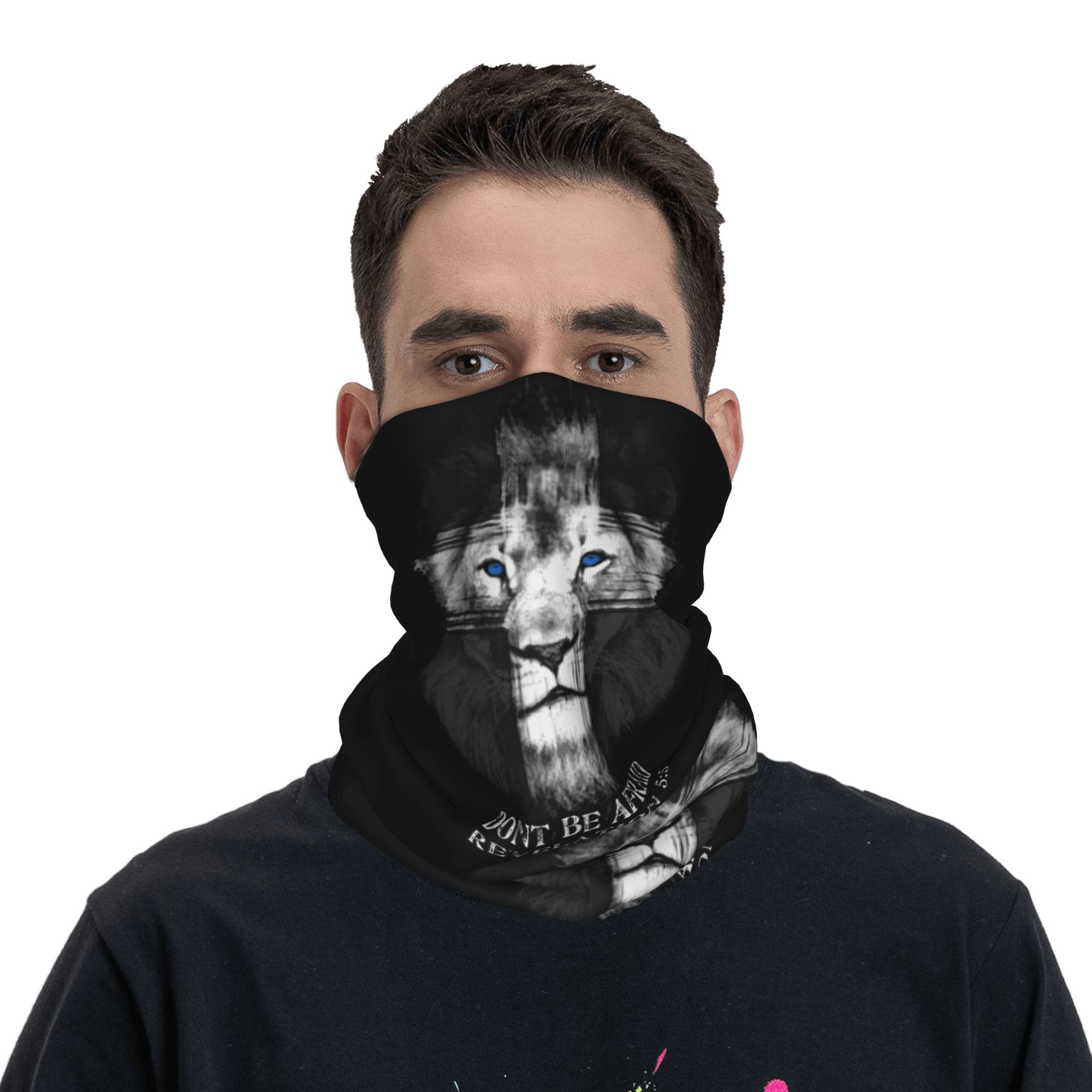 Custom Cool Lion Of Judah Jesu - Neck Warmer Tube ulasan dan harga