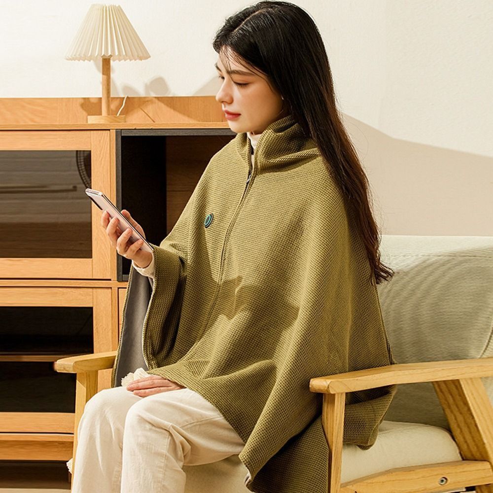 Fashion Wearable USB Electric  - Woven Scarf Blanket ulasan dan harga