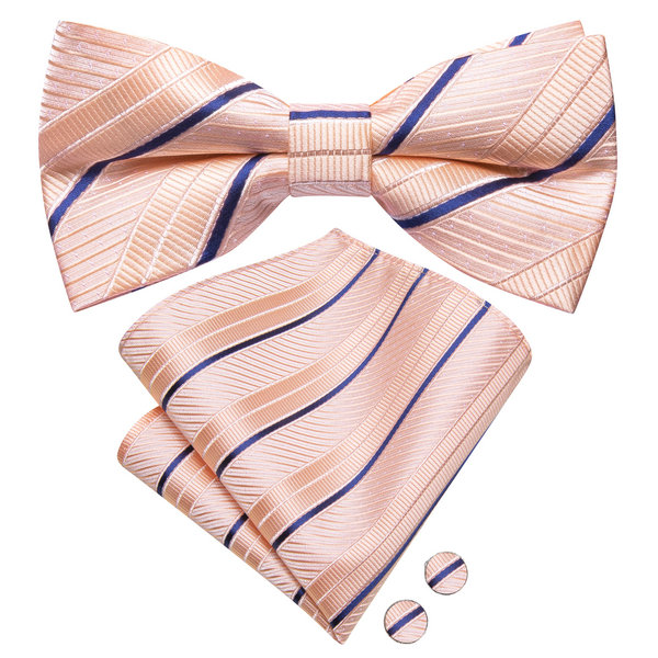 Mens Bow Tie Hanky Cufflinks P - Bow Tie Pre Tied ulasan dan harga