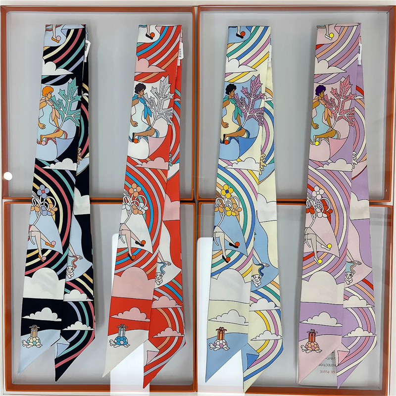 Women 100% Mulberry Silk Scarf - Ascot Neck Scarf ulasan dan harga