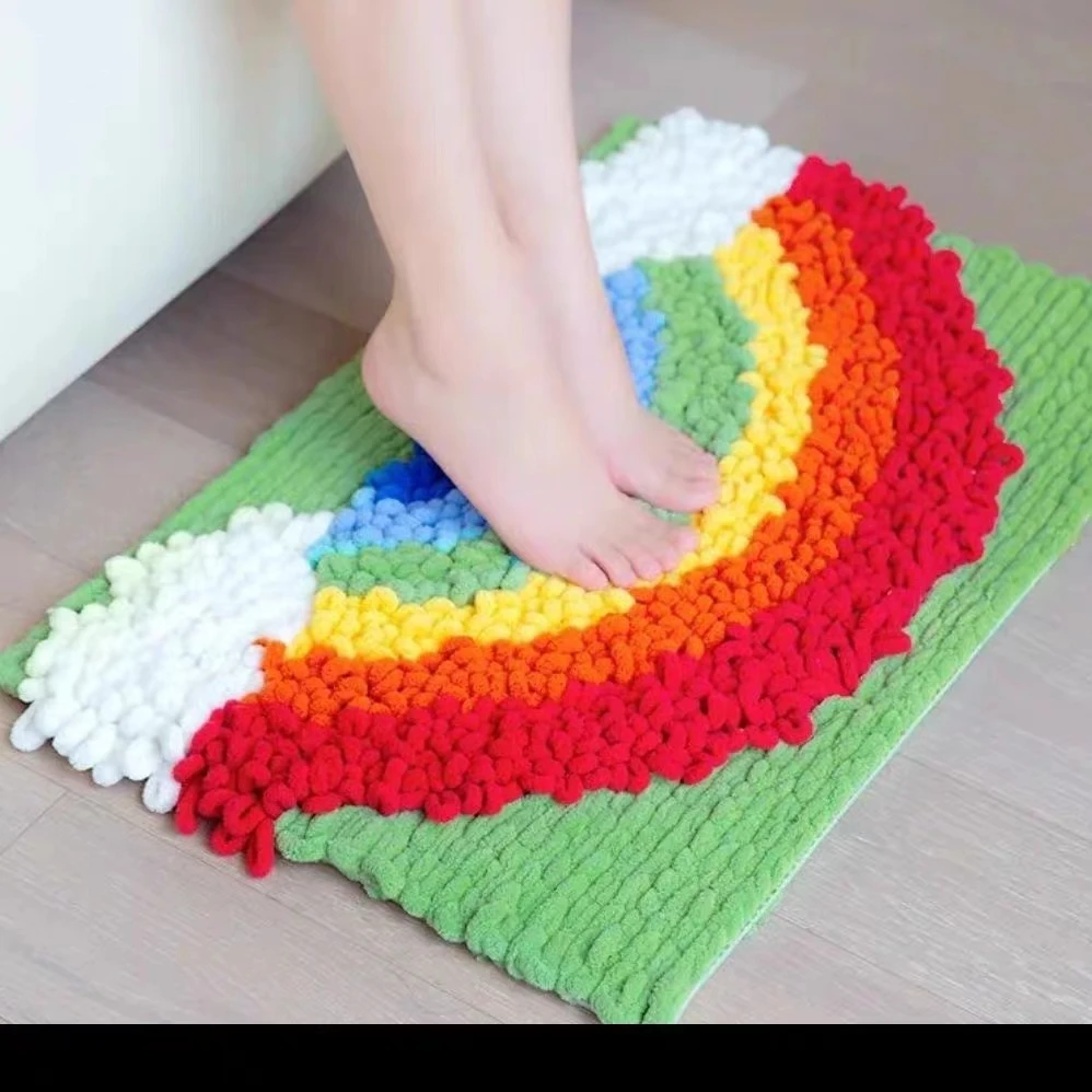 100g/Ball Finger Loop Yarn Thr - Woven Scarf Blanket ulasan dan harga