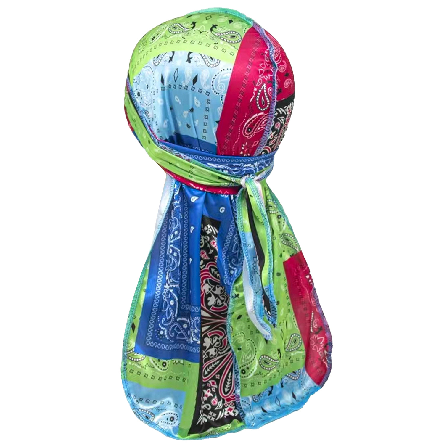 Paisley Printing Silky Durags  - Bandana Doo Rag ulasan dan harga