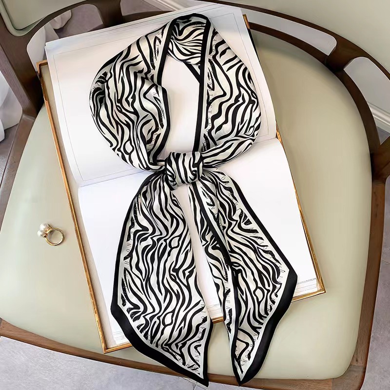 Luxury Zebra Print Silk Square - Silk Tie Striped ulasan dan harga