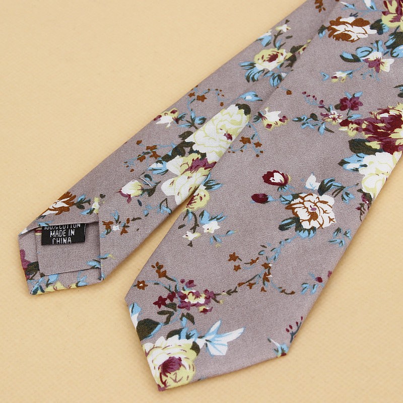 Brand New Floral Tie for Men's - Skinny Tie Men ulasan dan harga