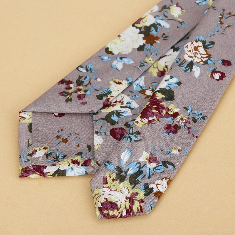 Brand New Floral Tie for Men's - Skinny Tie Men ulasan dan harga