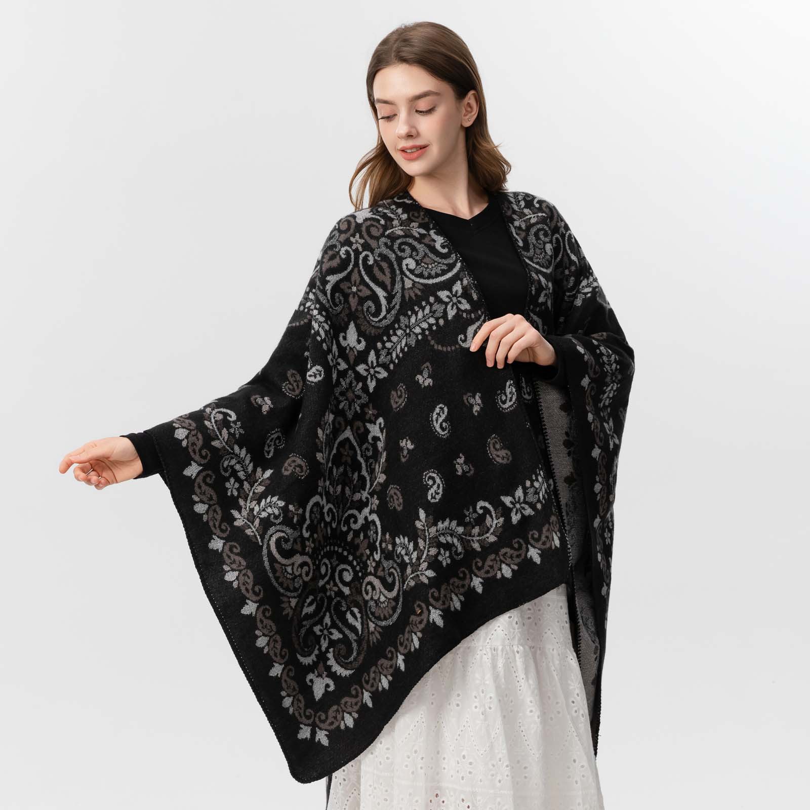 Luxury Women's Cashmere Scarf  - Stole Wedding Shawl ulasan dan harga