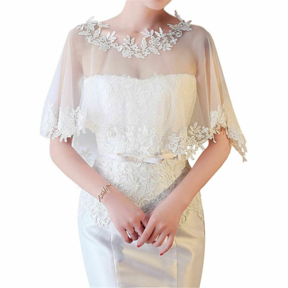 Women Party Bridal Casual Lace - Stole Wedding Shawl ulasan dan harga