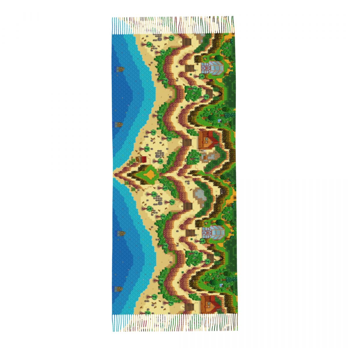 Stardew Valley Map Scarf for W - Pashmina Wrap Large ulasan dan harga