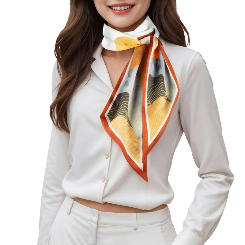 Fashion Stripes Hair Ribbon Sc - Silk Tie Striped ulasan dan harga