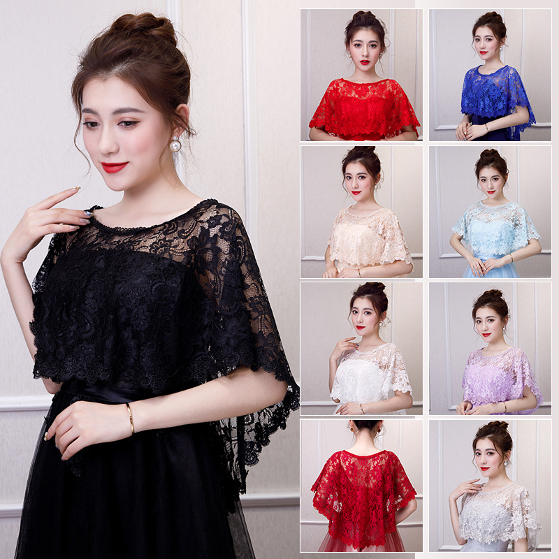 Hot Sale Lace Wedding Wrap Jac - Stole Wedding Shawl ulasan dan harga