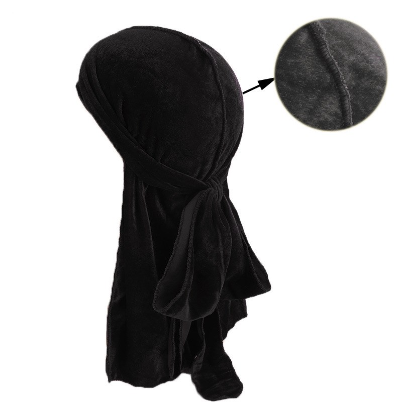 New Luxury Men's Velvet Durags - Bandana Doo Rag ulasan dan harga