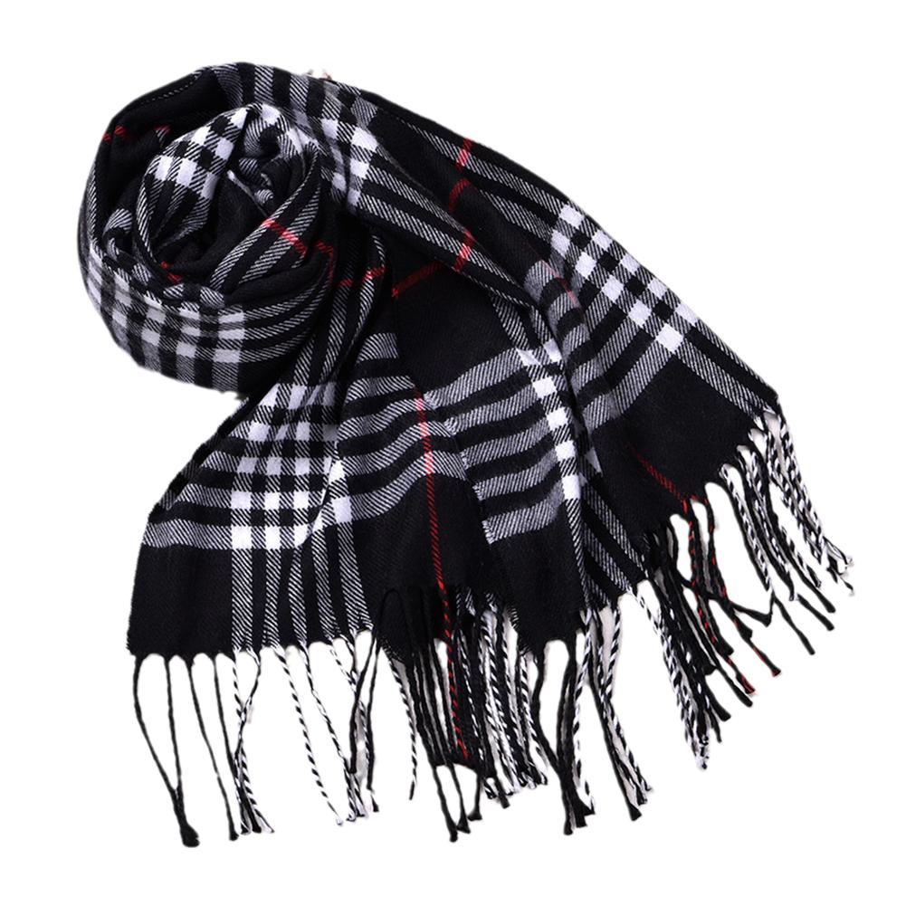British Style Winter Scarves F - Muffler Men Wool ulasan dan harga