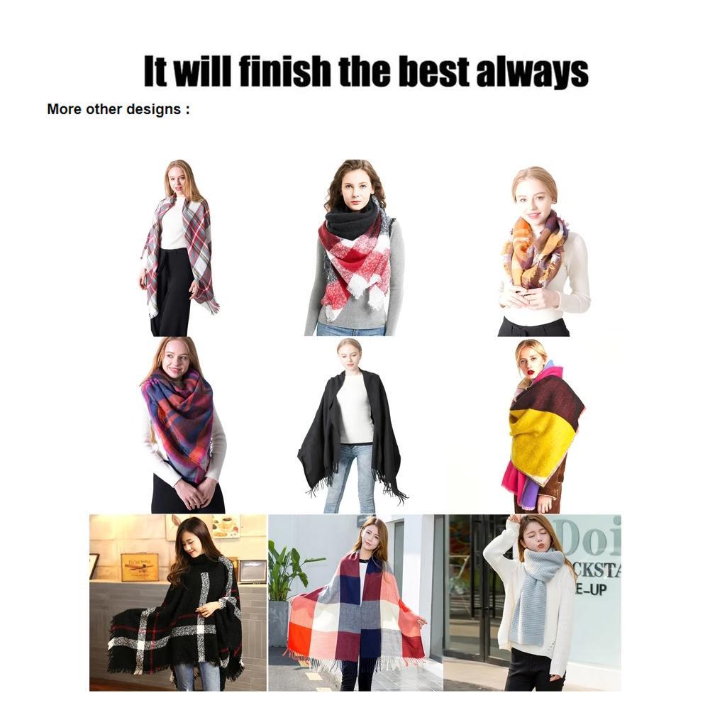 British Style Winter Scarves F - Muffler Men Wool ulasan dan harga