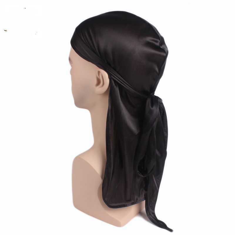 Breathable Men's Silky Satin K - Bandana Doo Rag ulasan dan harga