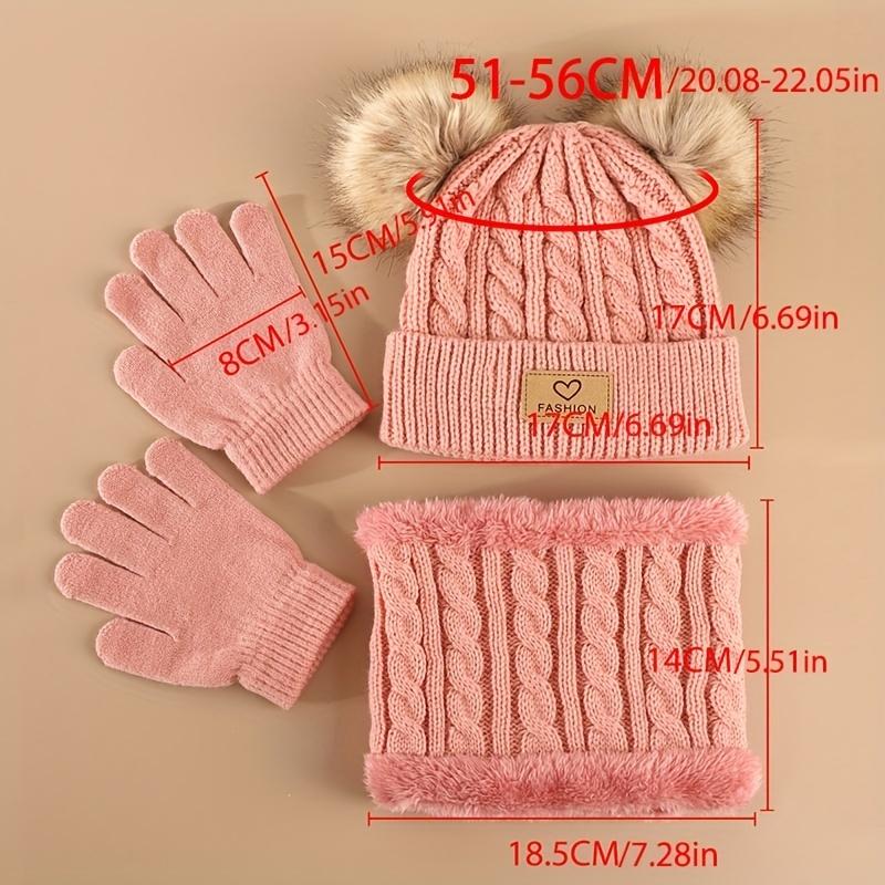 Toddler Kids Pom Pom Decor Bea - Infinity Scarf Knit ulasan dan harga