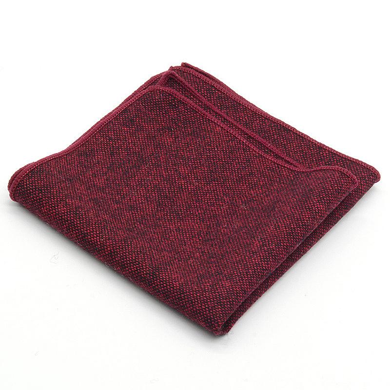Classic Wool Pocket Square 25C - Pocket Square Set ulasan dan harga
