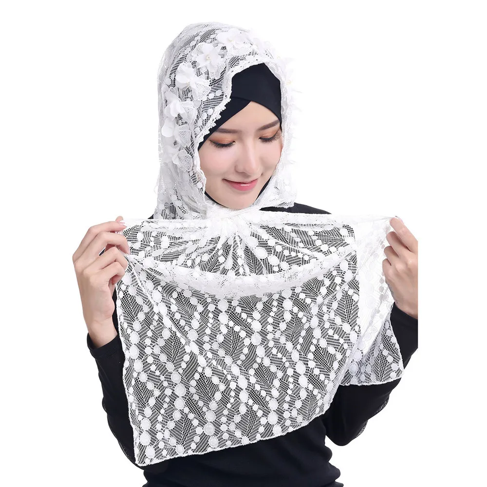 Pure Color Breathable Women La - Stole Wedding Shawl ulasan dan harga