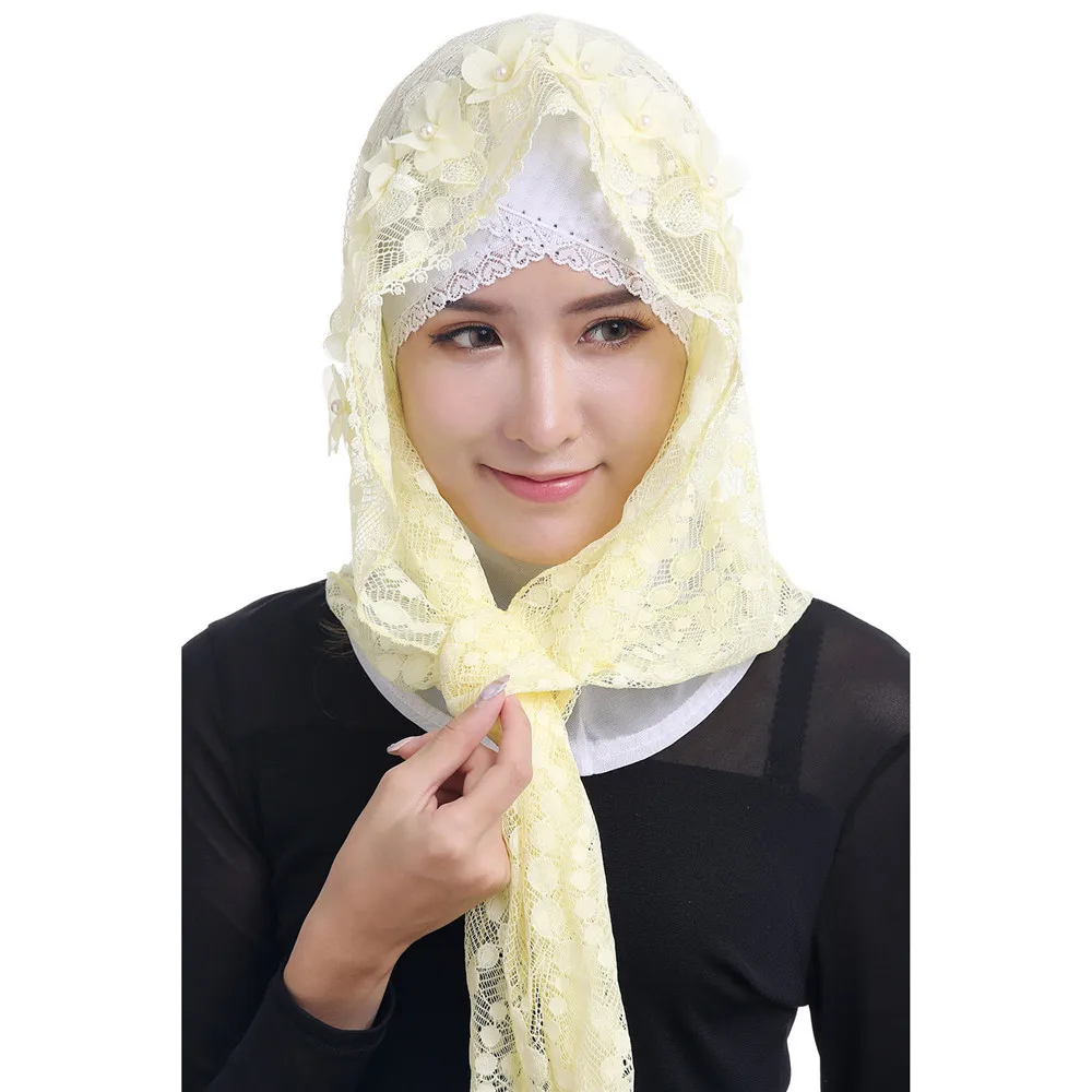 Pure Color Breathable Women La - Stole Wedding Shawl ulasan dan harga