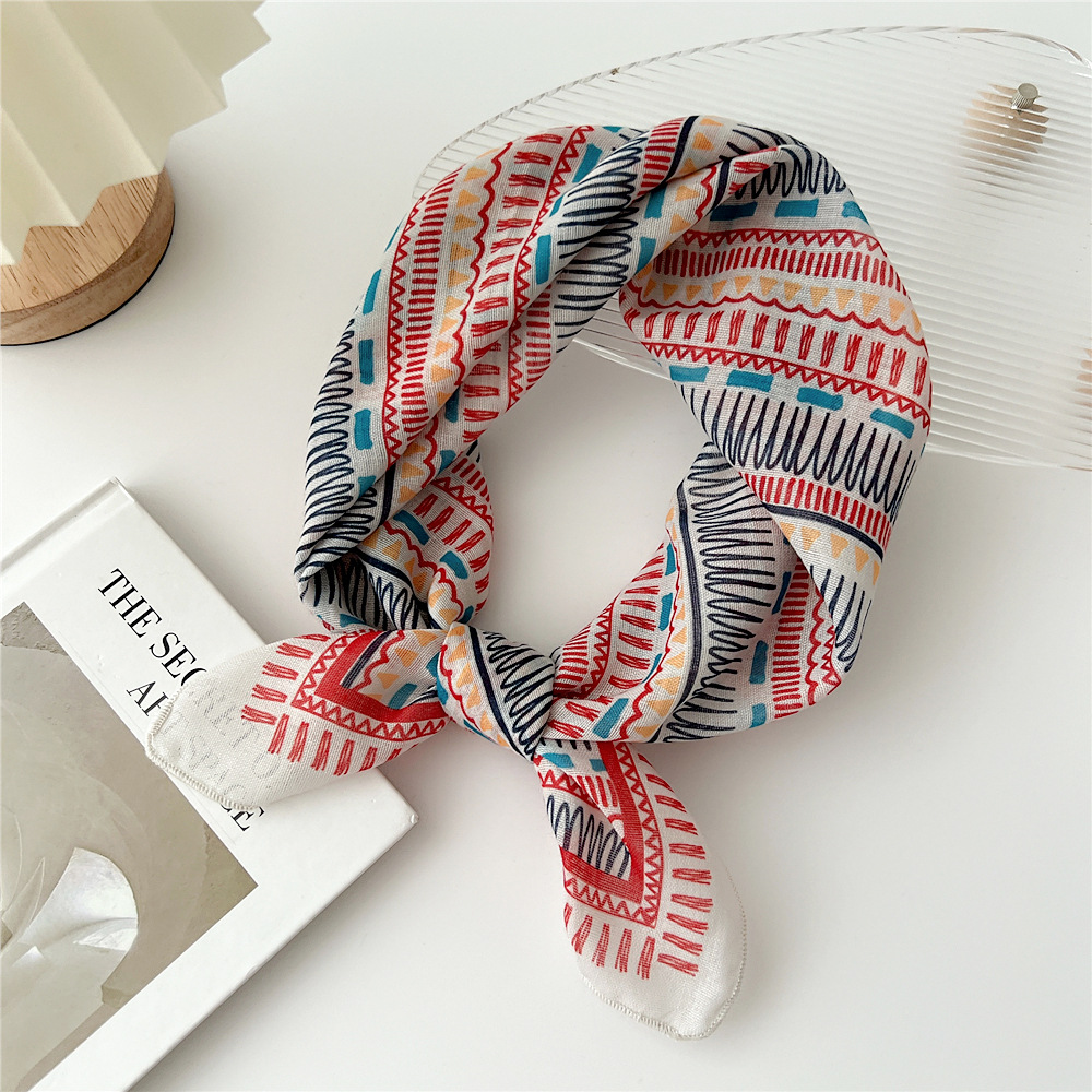 Fashion Cotton Scarf Women Flo - Bandana Cotton ulasan dan harga