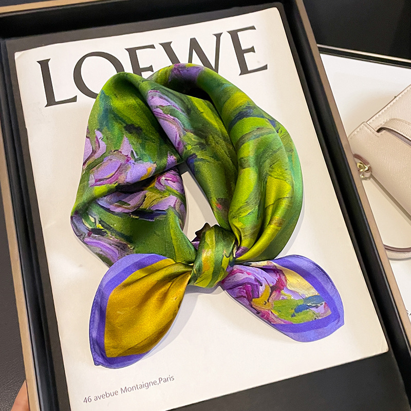 New 2023 Real Silk Hair Scarf  - Ascot Neck Scarf ulasan dan harga