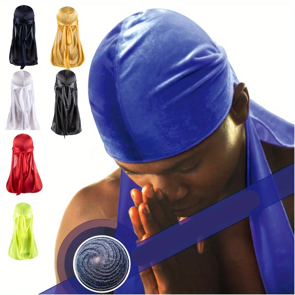 Men's Silk Durag Bonnet Bandan - Bandana Doo Rag ulasan dan harga