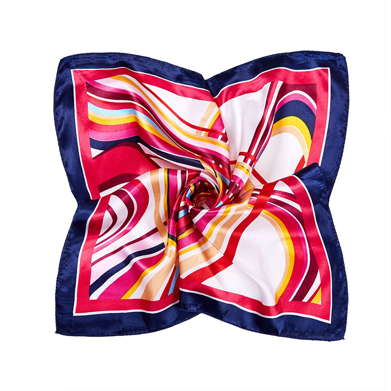 50*50cm Square Silk Scarves Sc - Ascot Neck Scarf ulasan dan harga
