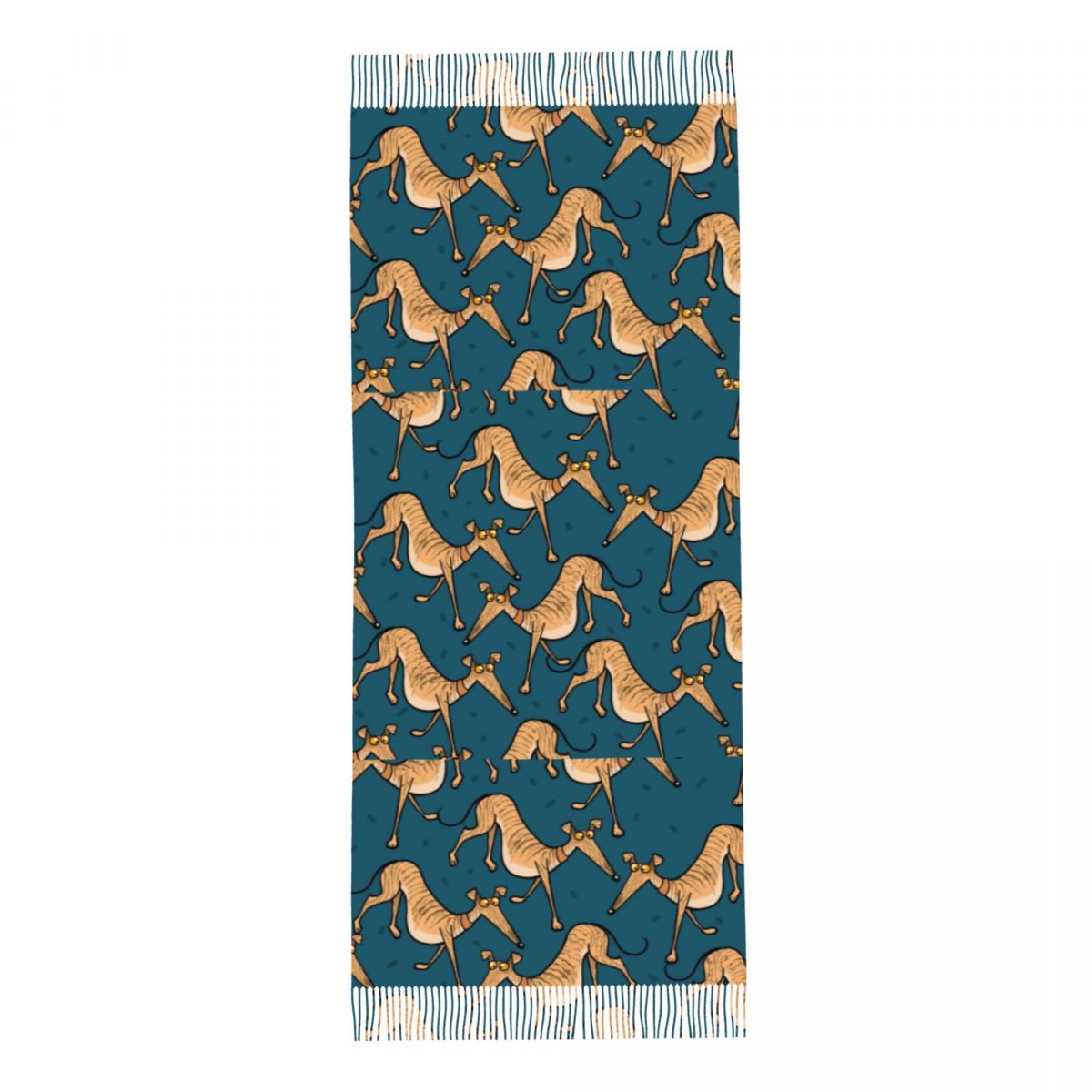 Greyhound Whippet Lurcher Dog  - Pashmina Wrap Large ulasan dan harga