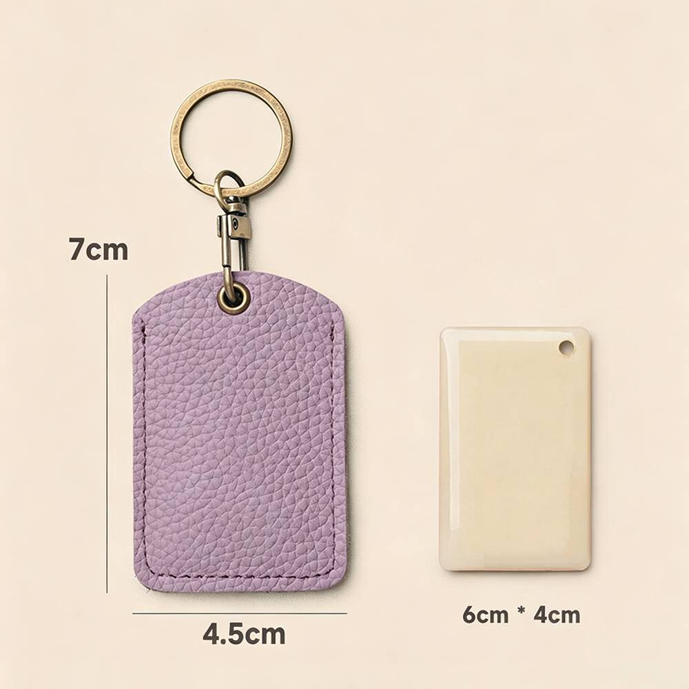 Leather Keychain Badge Holder  - Lanyard Badge Holder ulasan dan harga