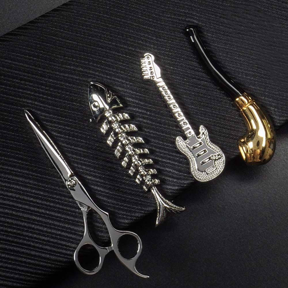 Creative Charm 1 Piece Wedding - Tie Clip Silver ulasan dan harga