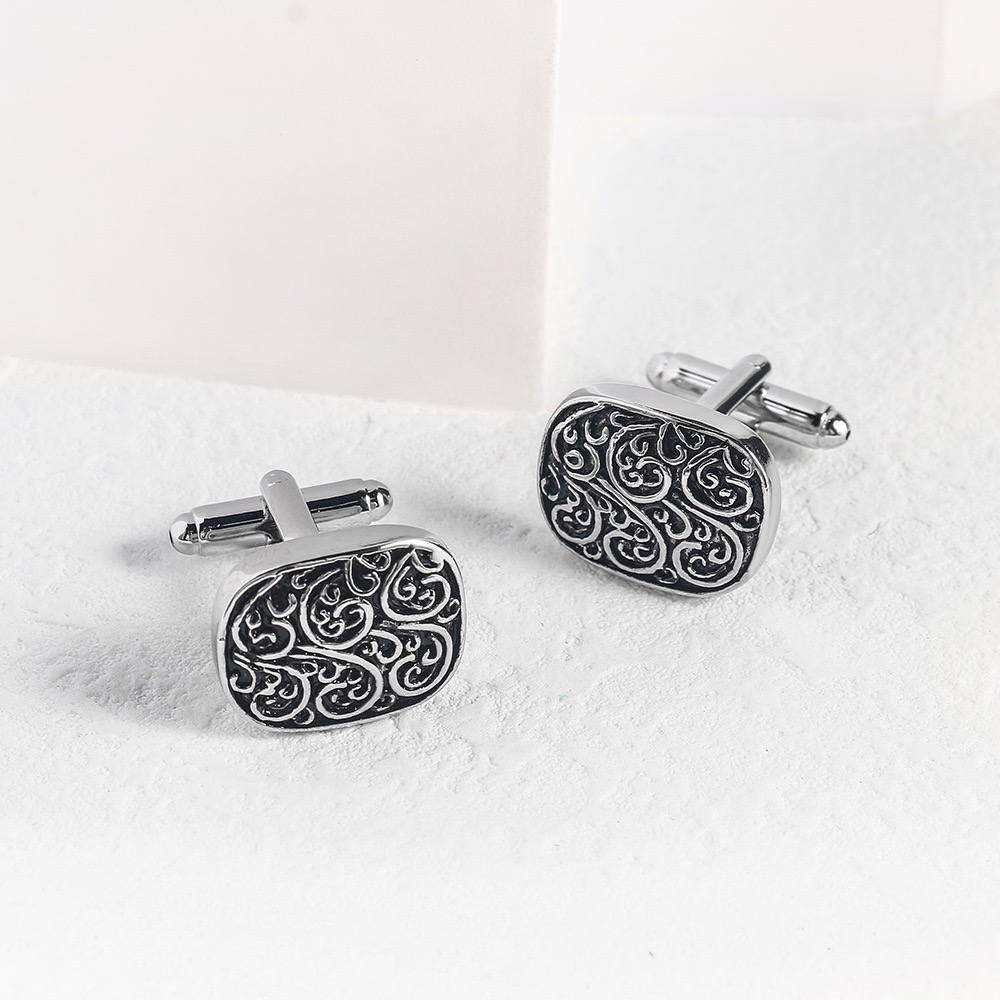 High Quality Gold Cufflinks Vi - Tie Clip Silver ulasan dan harga