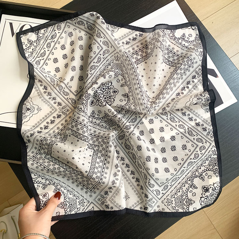 70% cotton 30% silk Scarf Wome - Bandana Cotton ulasan dan harga