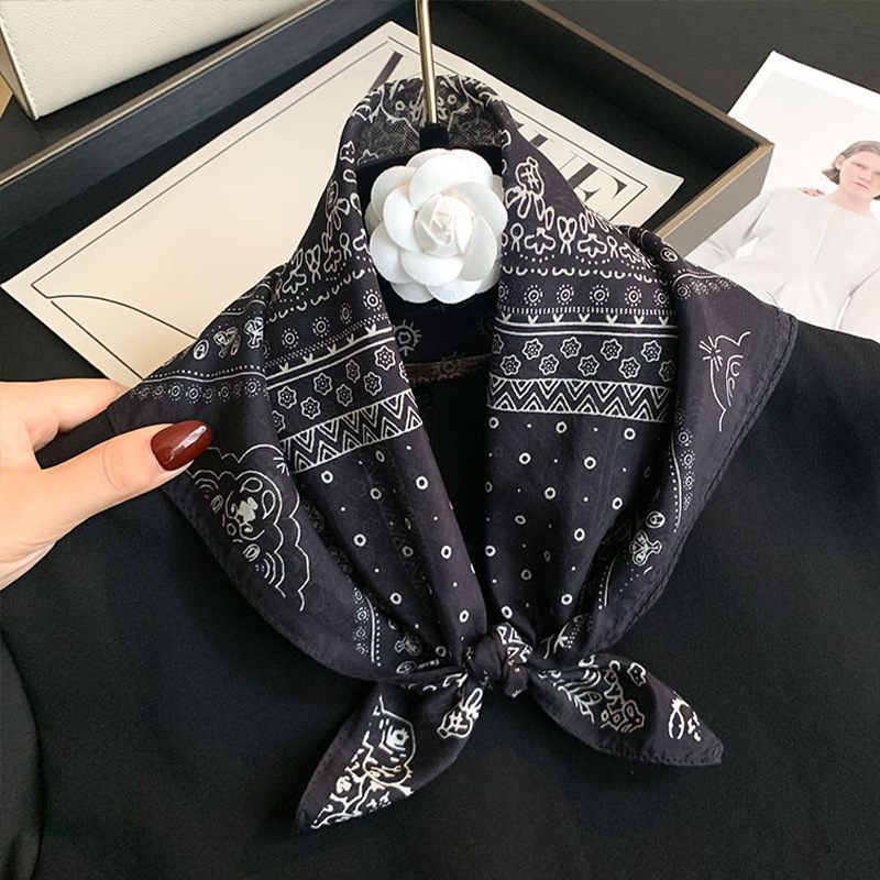 70% cotton 30% silk Scarf Wome - Bandana Cotton ulasan dan harga