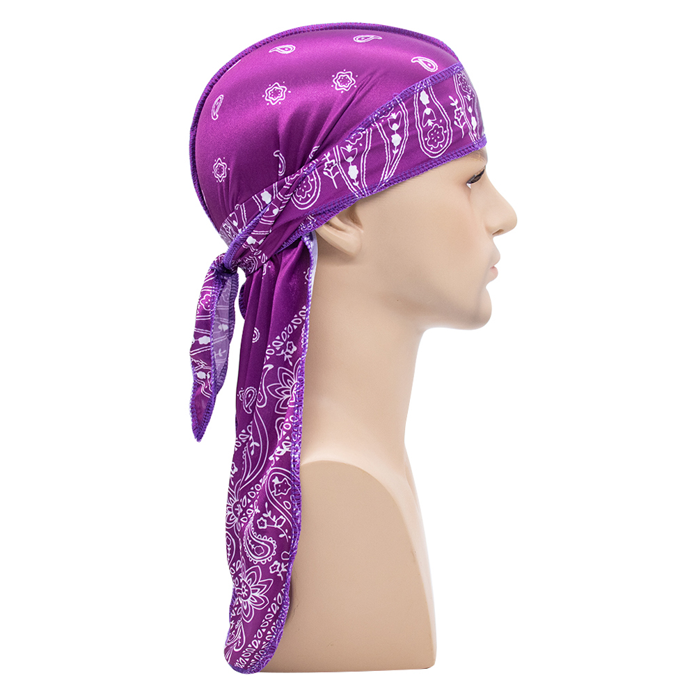 Long Tail Silky Scarf Muslim U - Bandana Doo Rag ulasan dan harga
