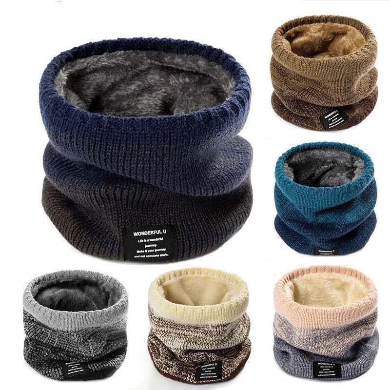 Winter Scarf for Men Fleece Ri - Handkerchief Cotton Men ulasan dan harga