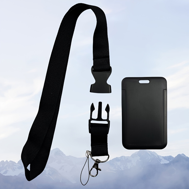 Black Neck Lanyard Badge Holde - Lanyard Badge Holder ulasan dan harga