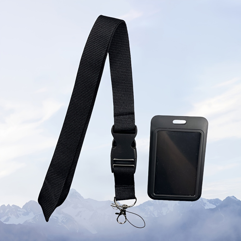 Black Neck Lanyard Badge Holde - Lanyard Badge Holder ulasan dan harga